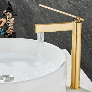 Tyree - Thin Single Lever Deck Mounted Basin Mixer Tap