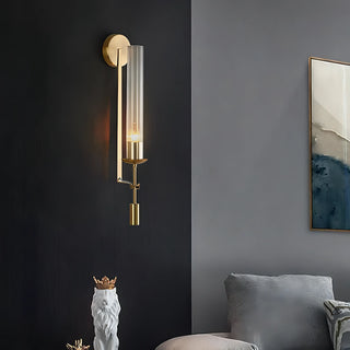 Lan - Post-modern Glass Tube Wall Lamp