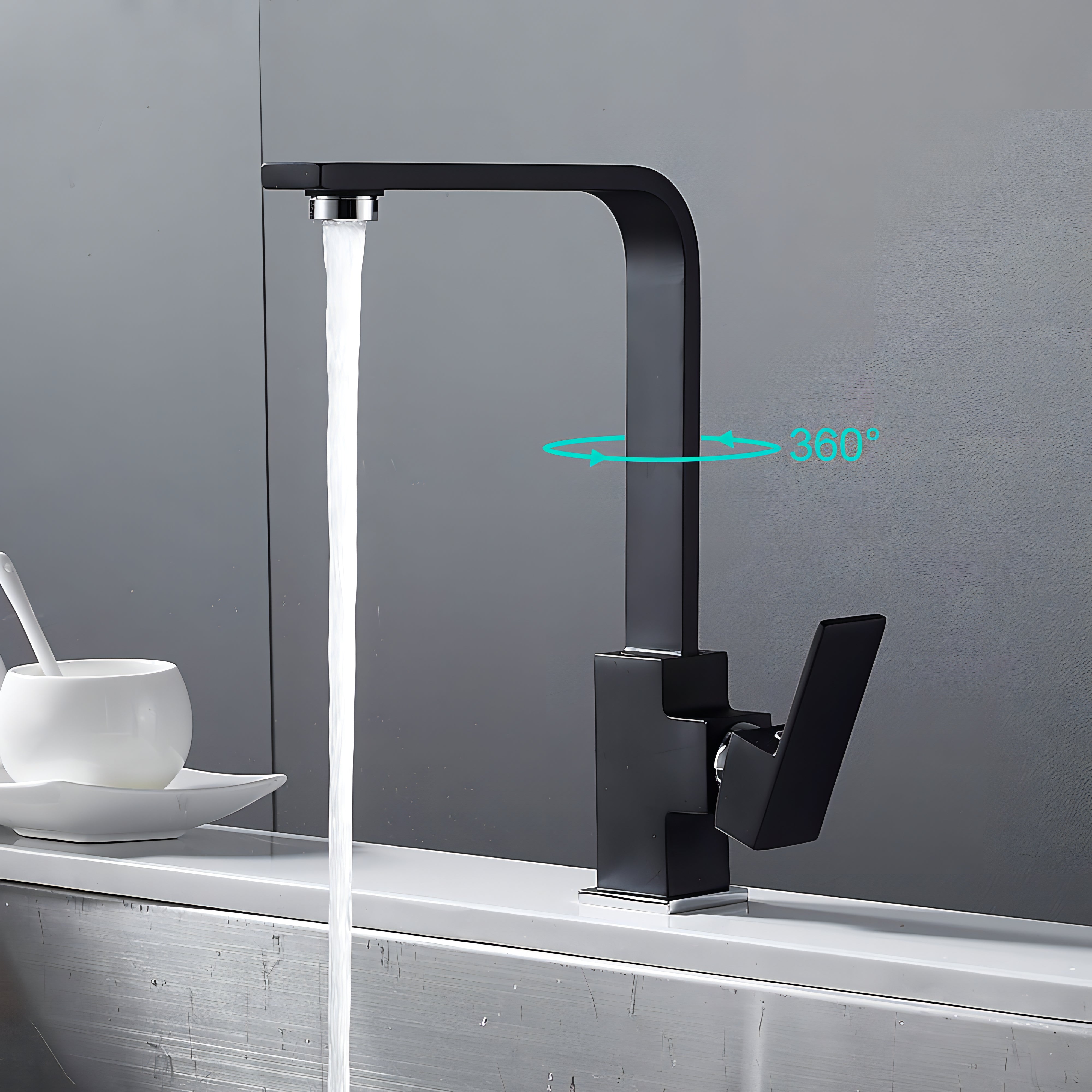 Jaxton - Sink Hot/Cold 360 Degree Swivel Kitchen Tap
