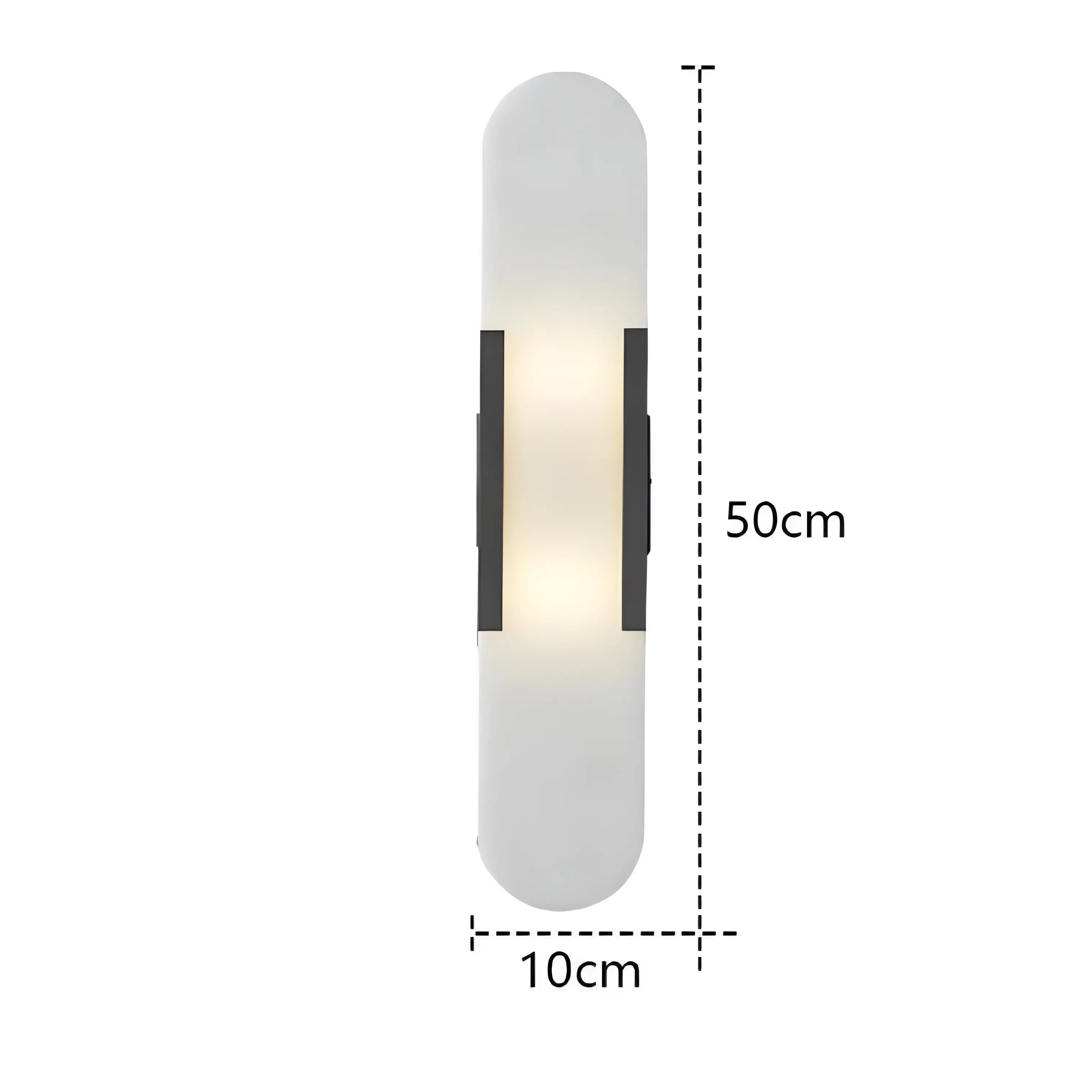 Zabel - Modern Stone Wall Lamp