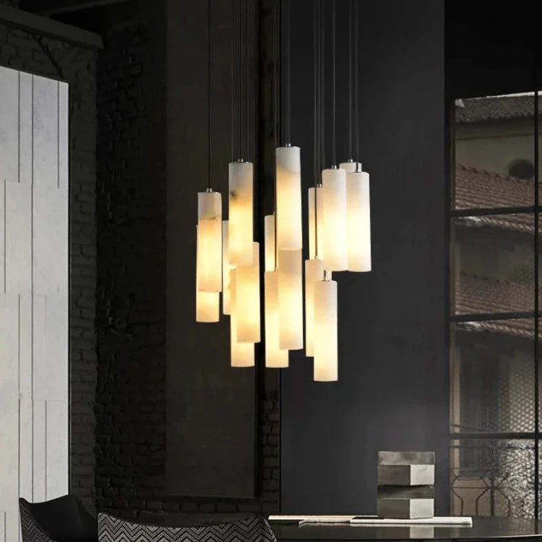 Vieno - Modern Marble Hanging Chandelier