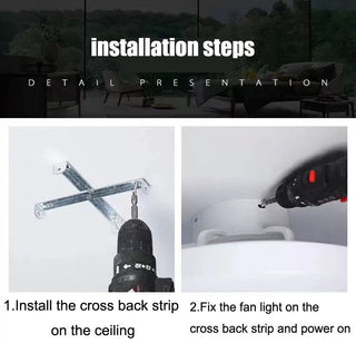 Naira - 50cm Ceiling Fan with LED Light Remote/APP Controlled