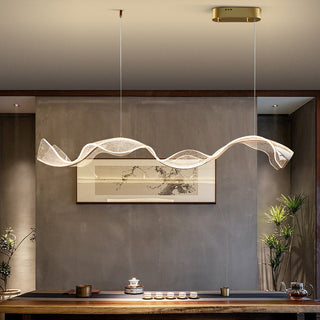 Gertrud - Modern LED Wave Gold Ceiling Light Chandelier
