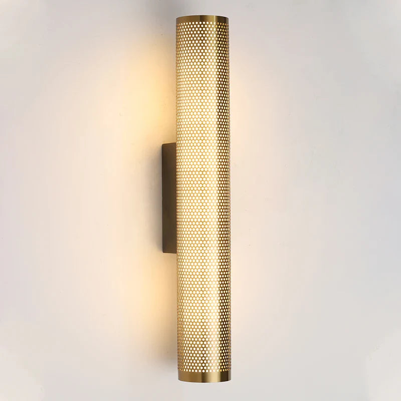 Gaetana - Modern Luxury Gold Metal Multi Hole Beam Wall Light