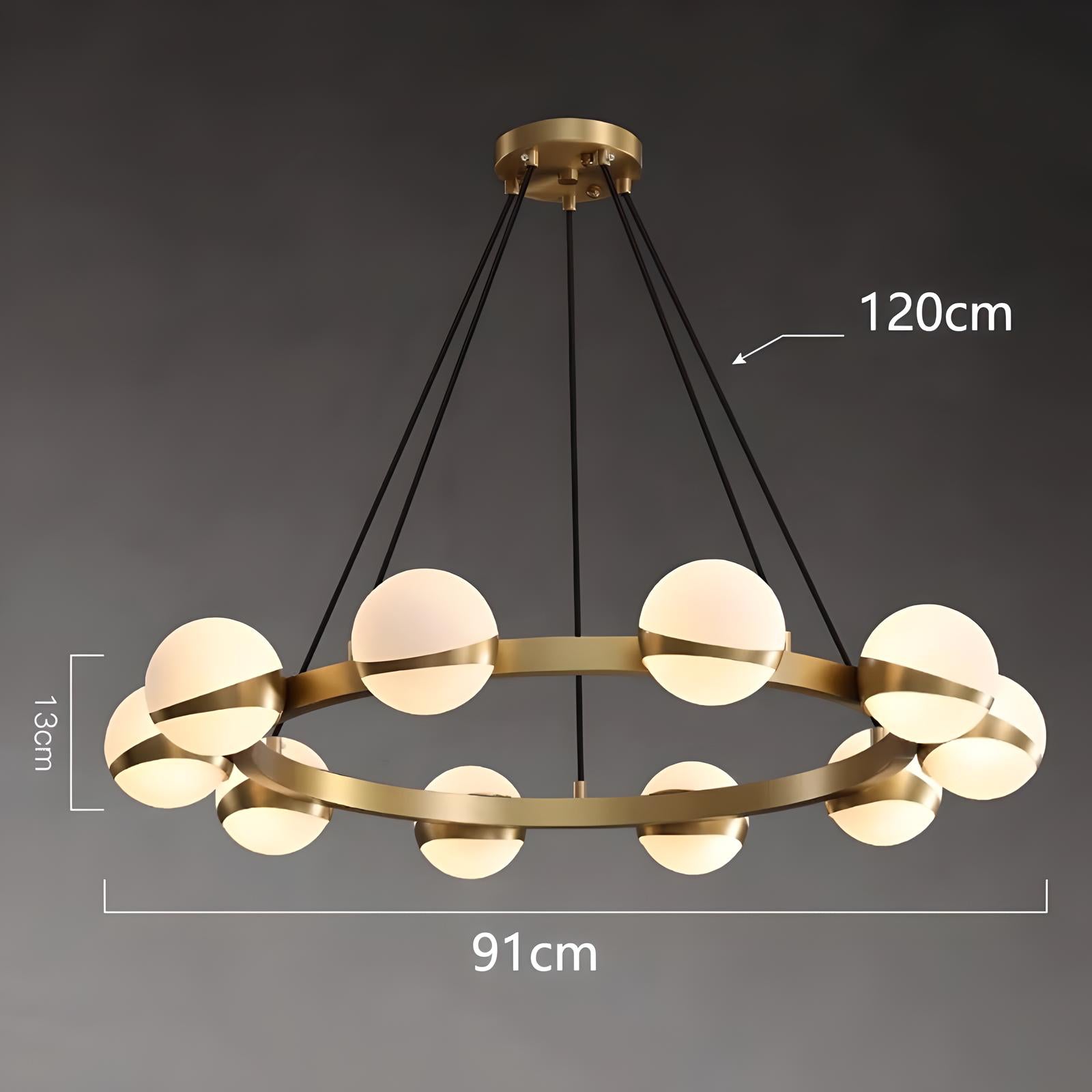 Tara - Modern Round Pendant Chandelier
