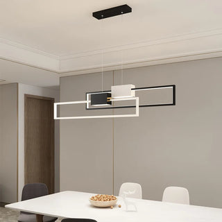 Long Thin LED Chandelier