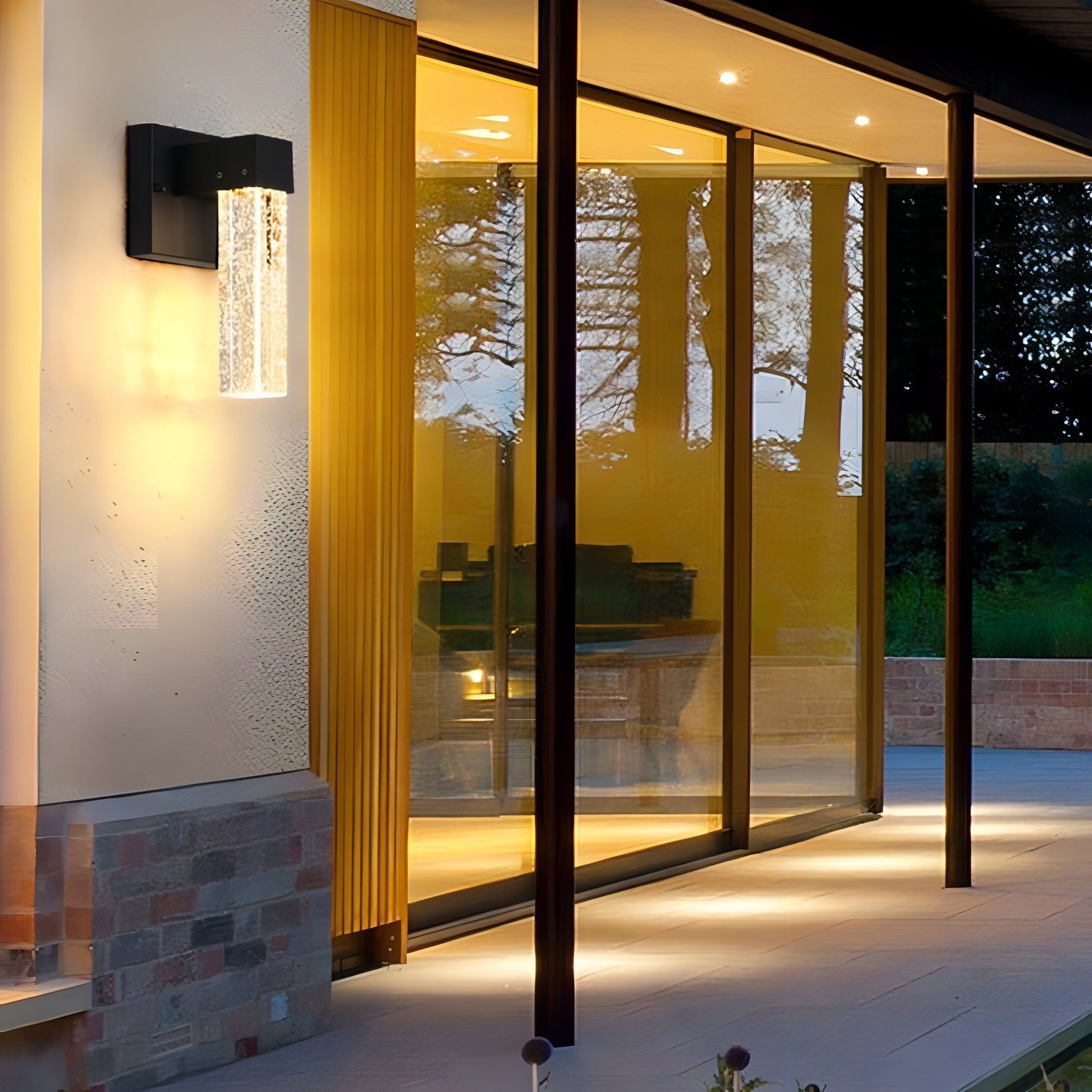 Raiden - Crystal IP65 Outdoor Wall Sconce