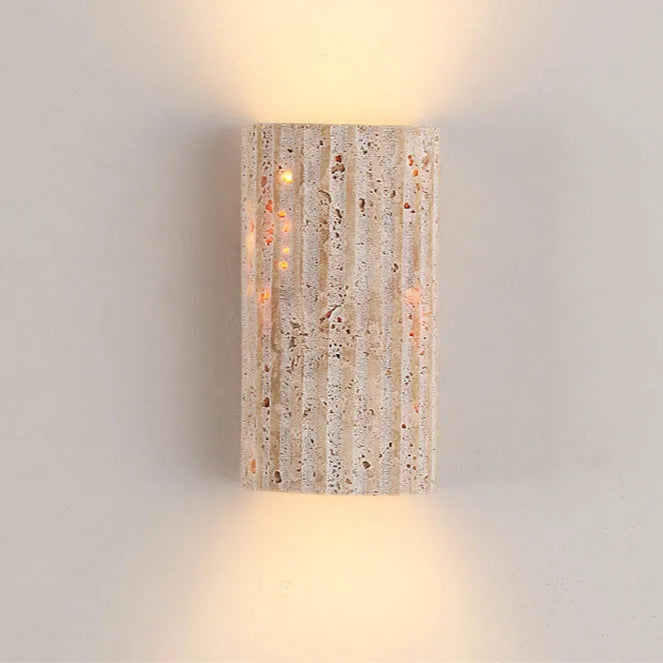Cassidy - Natural Stone Wall Lamp 3000K Art Deco Sconce for Home