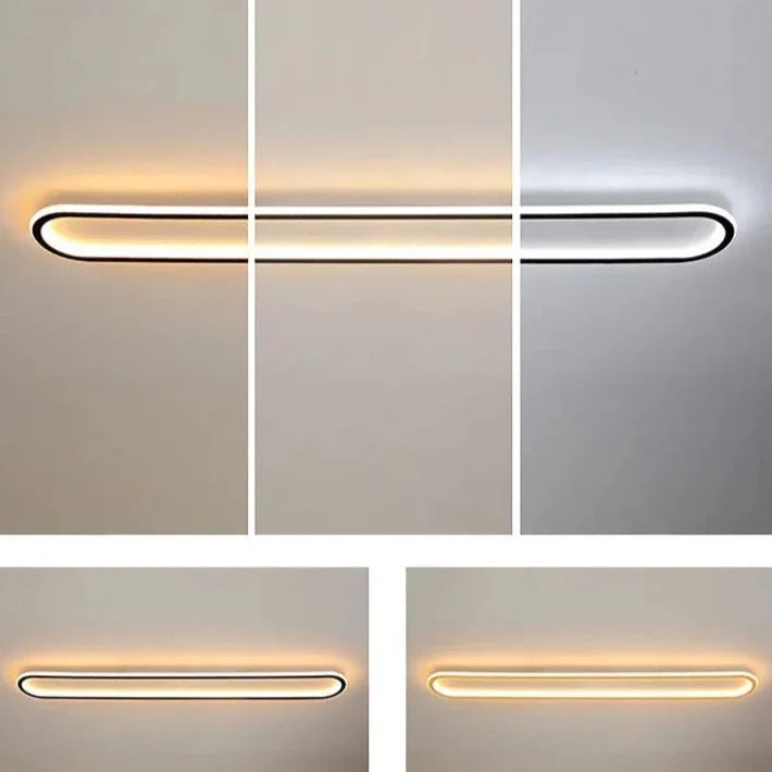 Pasia - Modern Rectangular LED Flush Mount Ceiling Light
