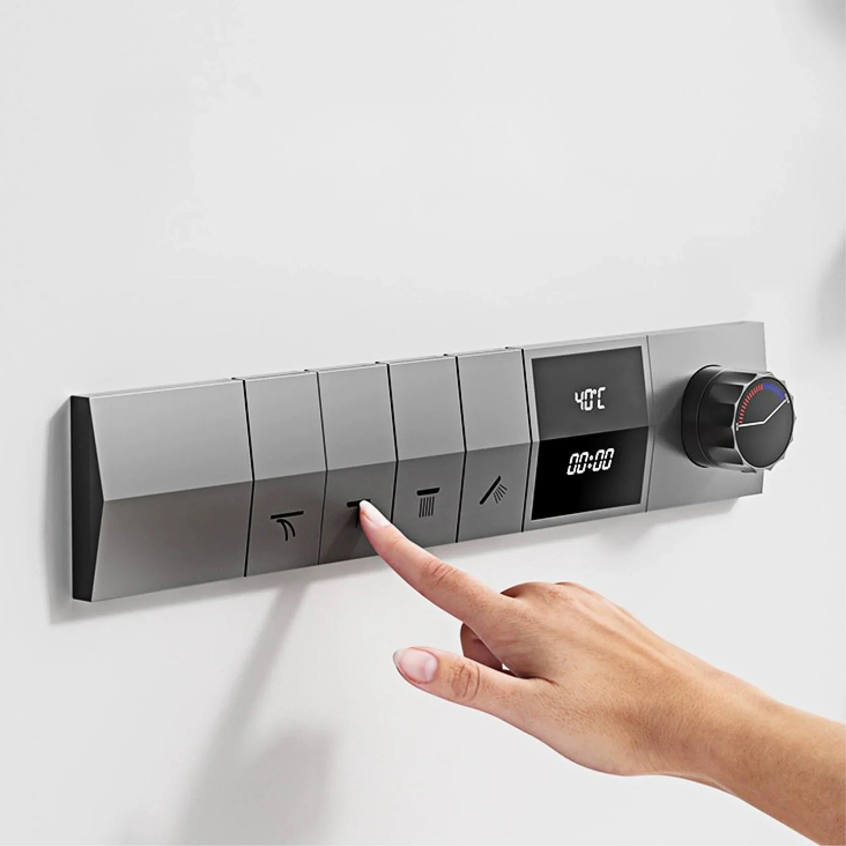 Castro - Brass LED Digital Shower System with Handheld Shower