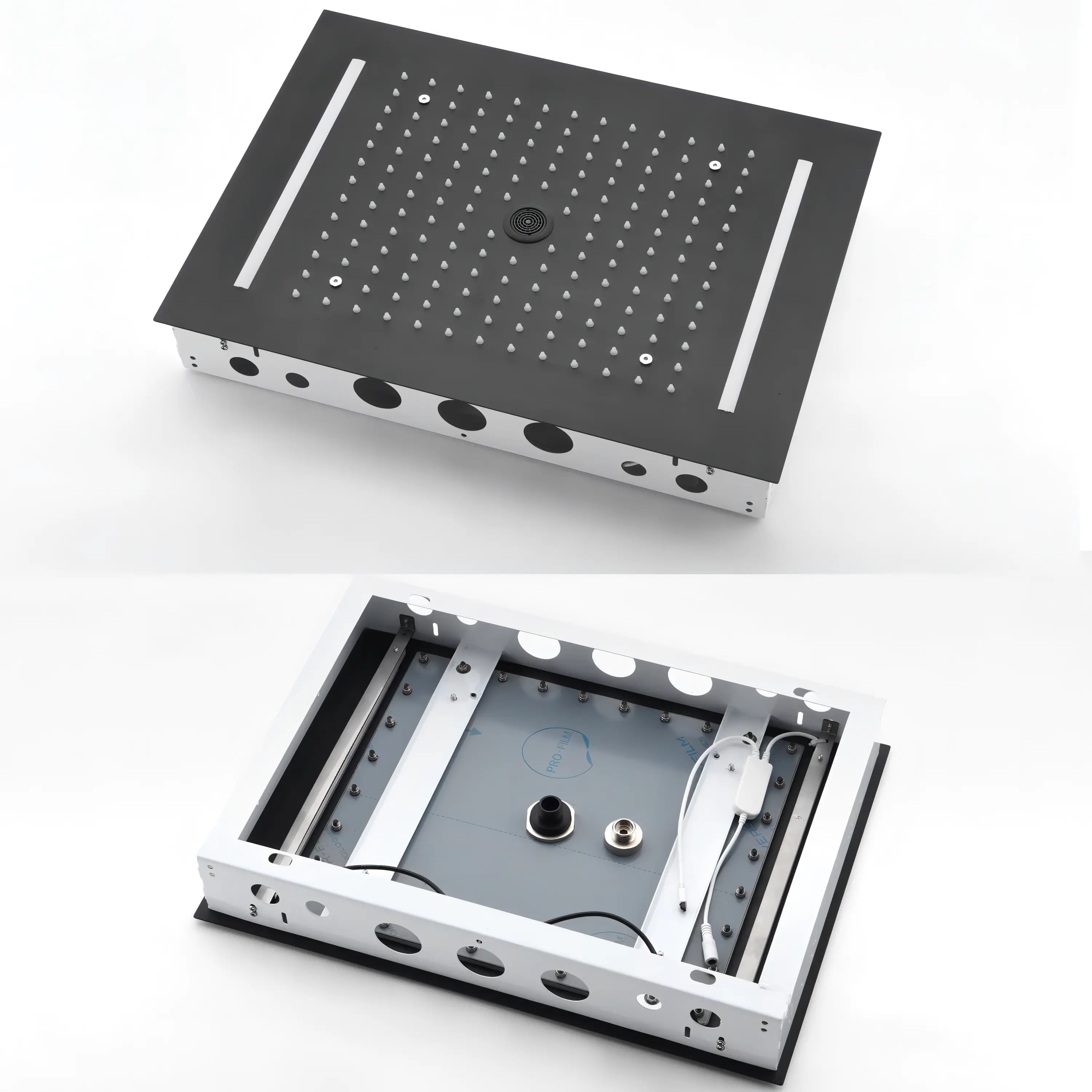 Remy - Rainfall Ceiling Shower Set with Ambient Lighting & Side Jets