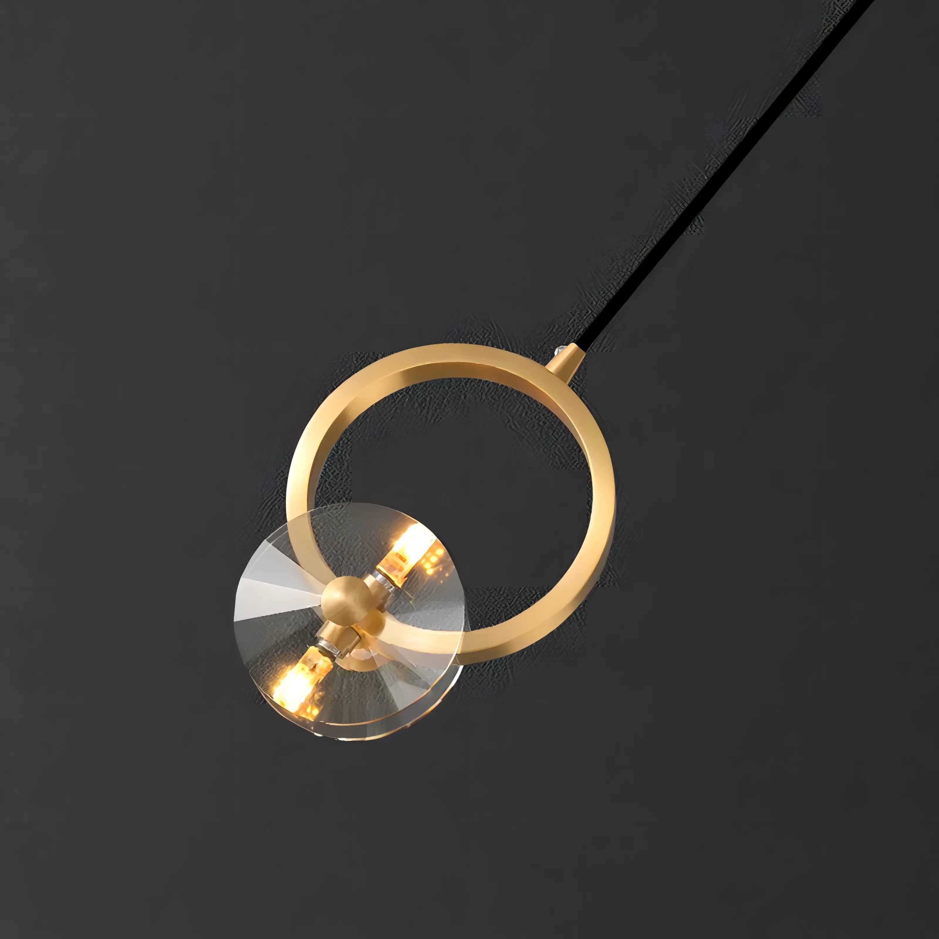 Afrodita - Modern Hanging Round Ring Cluster Ceiling Chandelier