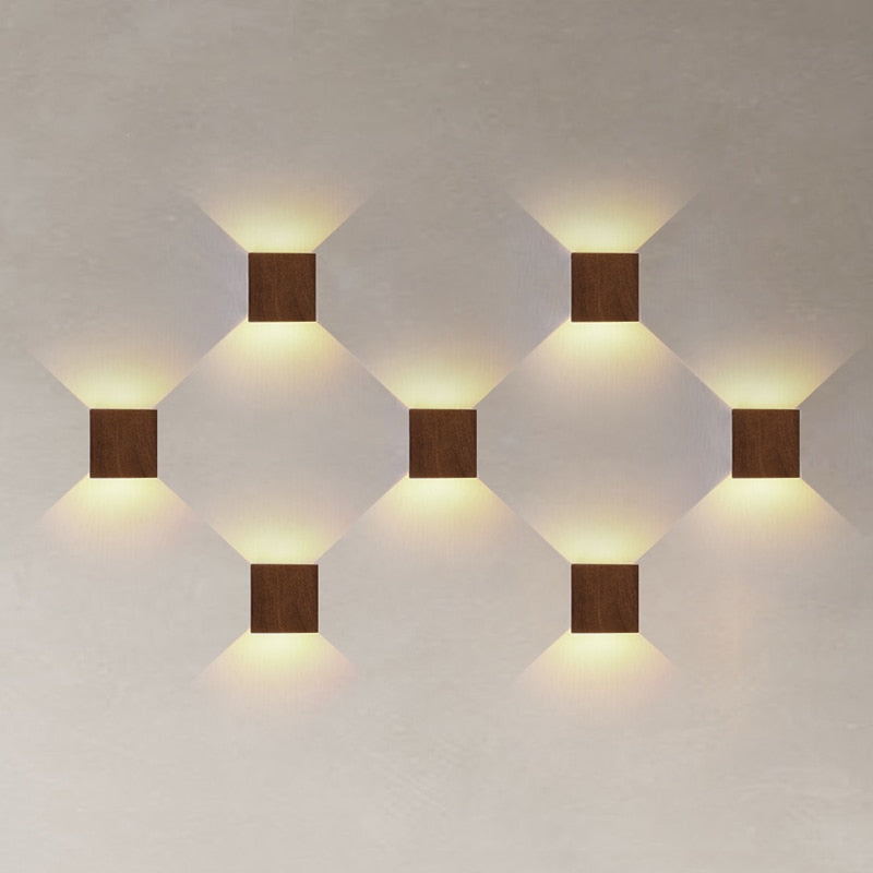DAYO - Modern Wood Style Up/Down Wall Light