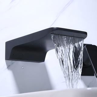 Vance - Modern Waterfall Basin Wall Mounted Mixer Tap