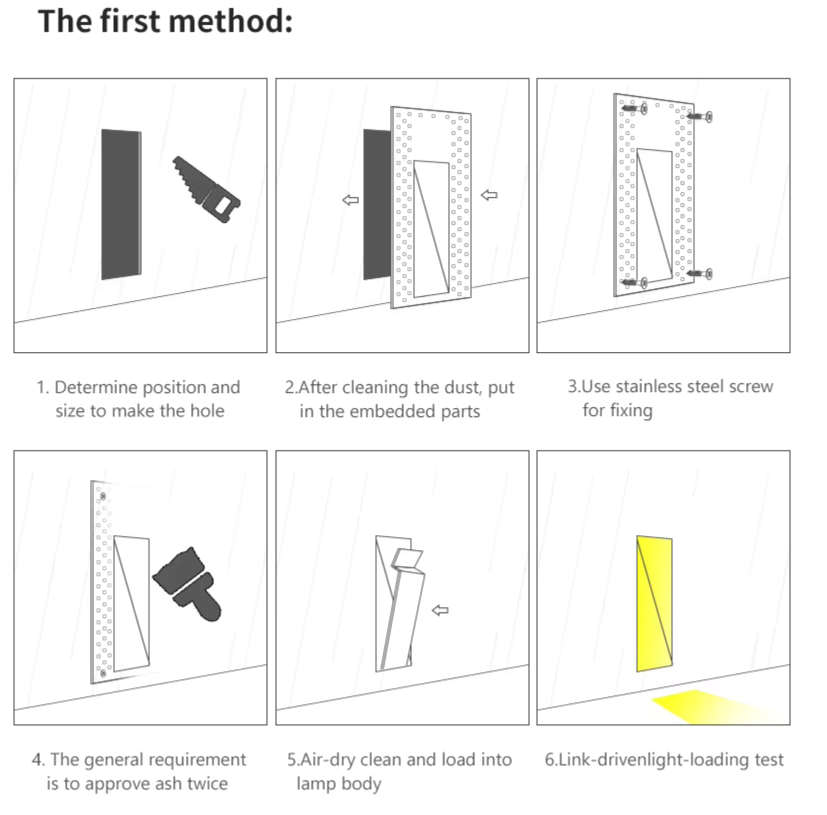 ETHELINDA - Recessed LED Frameless Downlight Step Wall Light