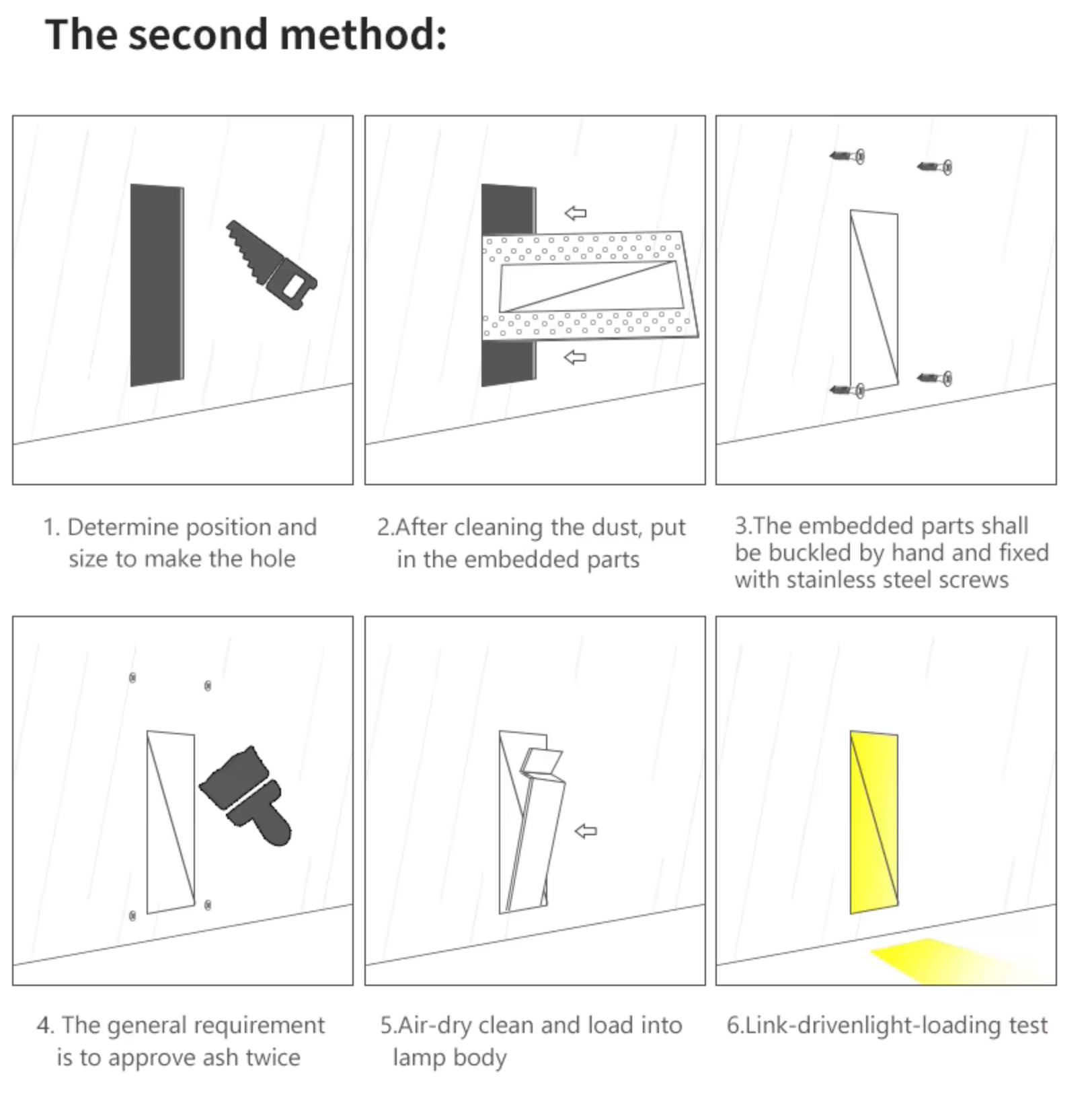 ETHELINDA - Recessed LED Frameless Downlight Step Wall Light