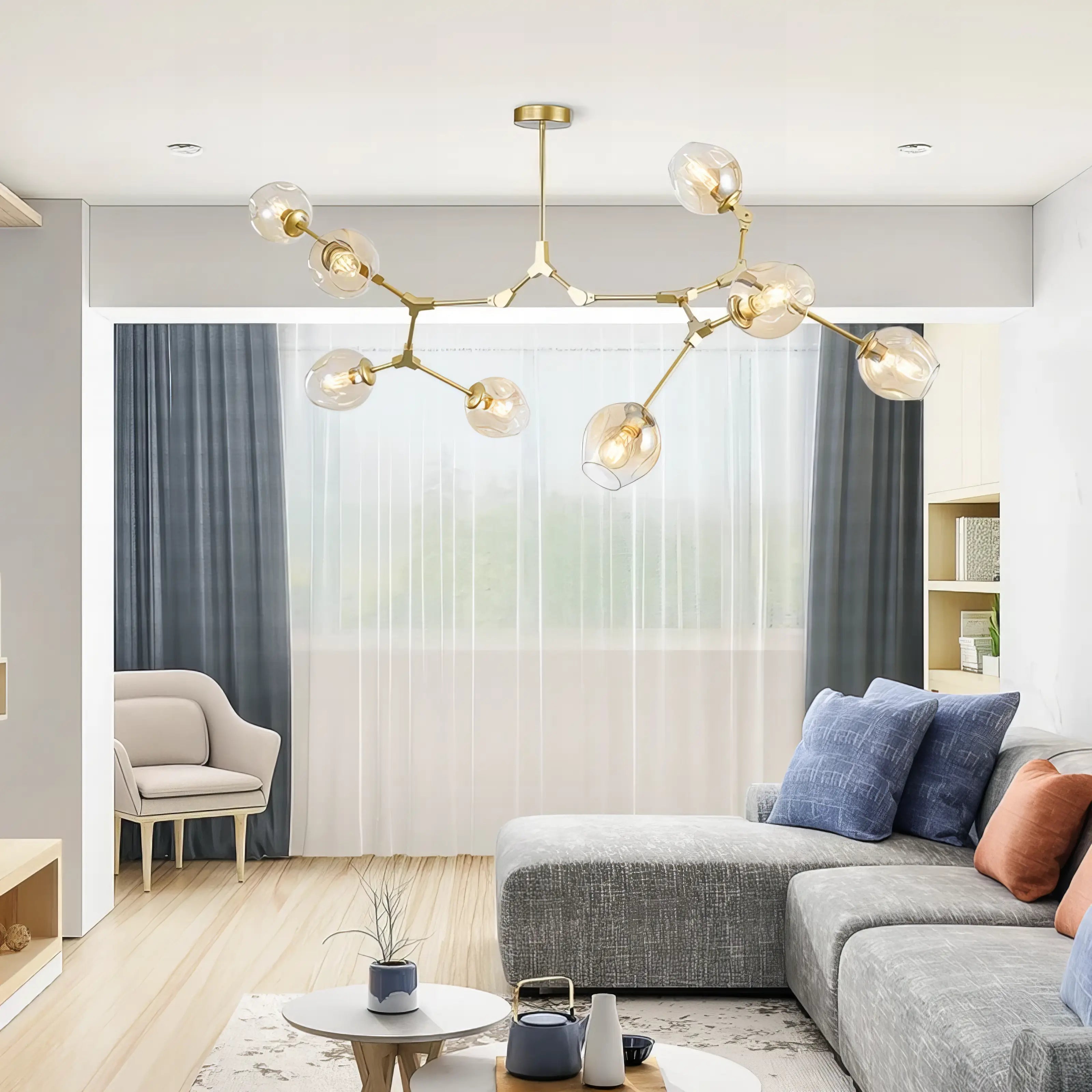 Elvira - Modern LED Bubble Tree Pendant Ceiling Light