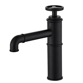 Jena - Industrial Style Single Handle Black Basin Mixer Tap