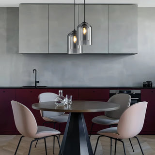 Olivia - Coloured Double Glass Shade Pendant Ceiling Light