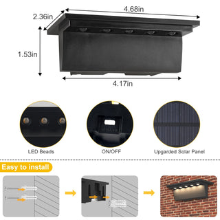 Gadar - LED Solar Light RGB Colour Changing Outdoor Light