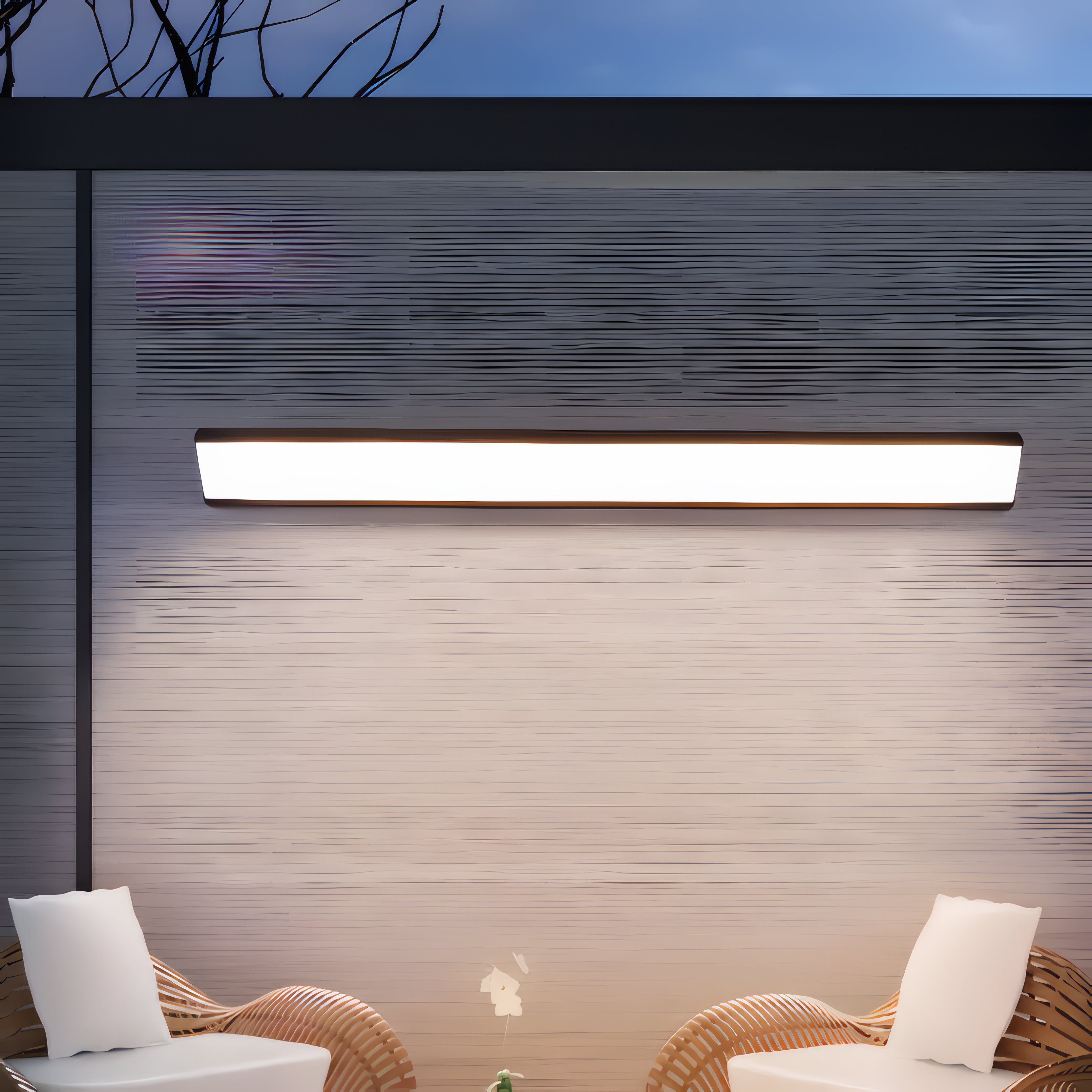 Enfys - LED Angled Outdoor Wall Light Bar