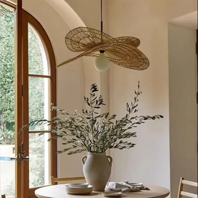 Julia - Rattan Hanging Pendant Light