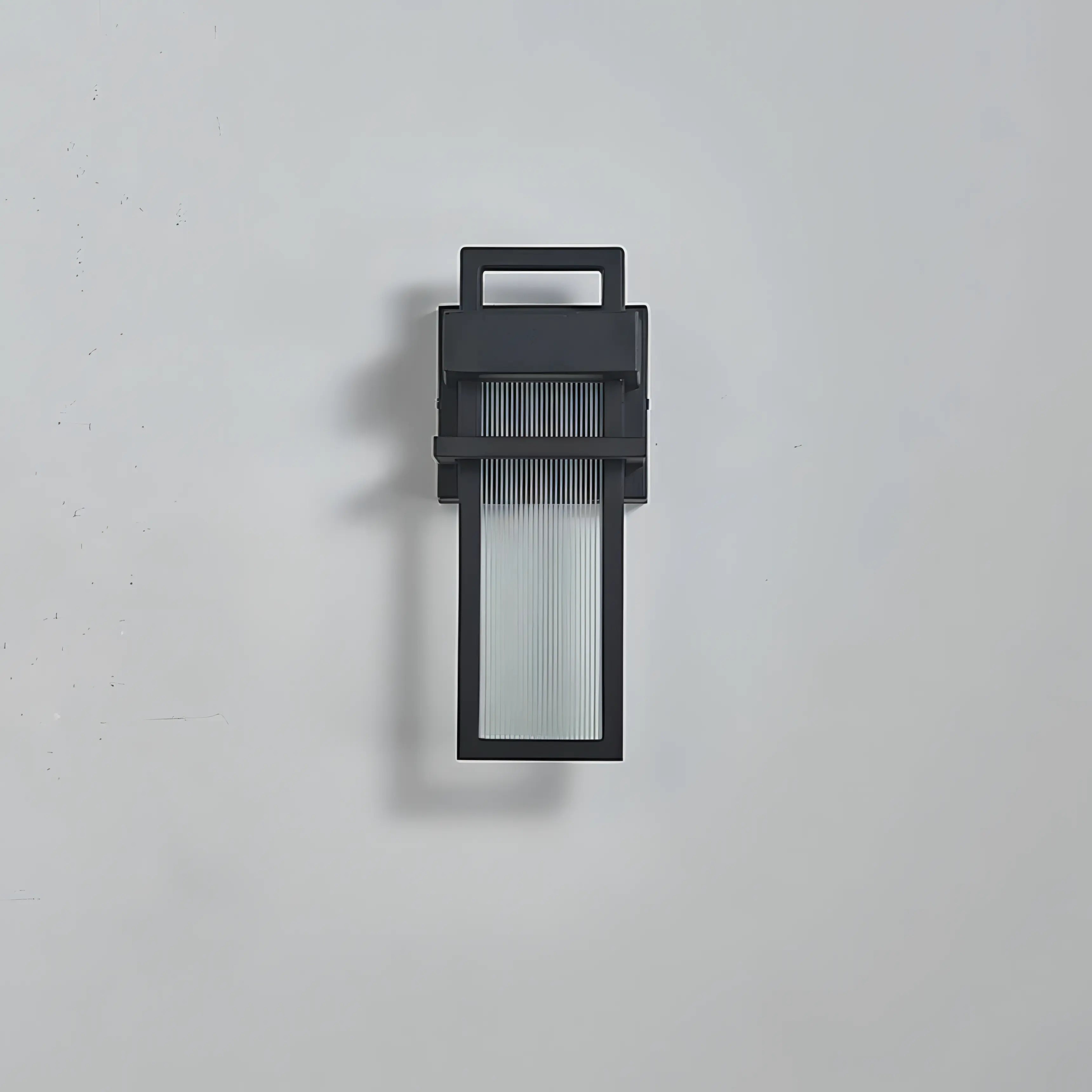 Maribel - Black Caged Glass Outdoor Wall Light