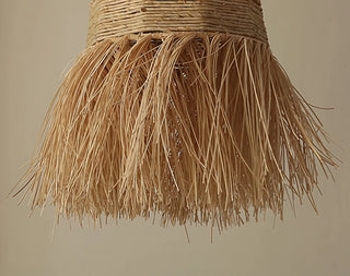 Sturm - Bamboo and Rattan Handmade Round Wicker Ceiling Light