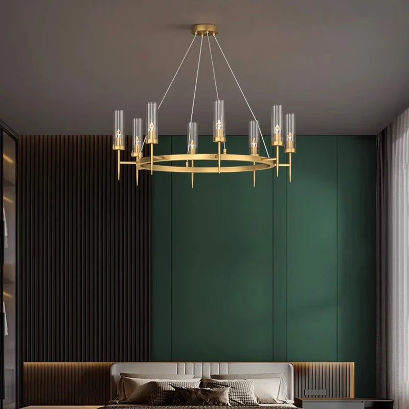 Petra - Round Hanging Multi Head Ceiling Chandelier