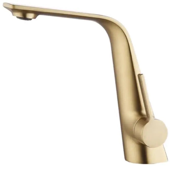 Damion - Modern Nickel Finish Single Handle Bathroom Sink Tap