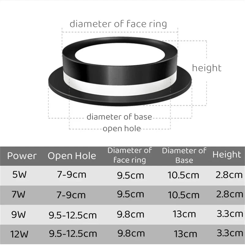 Yuri - Modern Ceiling Downlight Recessed