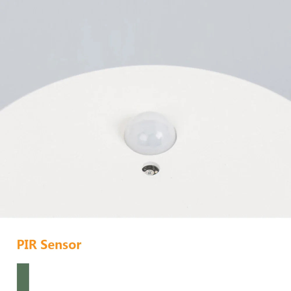 Angelica - Round Motion Sensor Stairway Wall Light