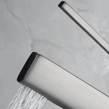 Tyree - Thin Single Lever Deck Mounted Basin Mixer Tap