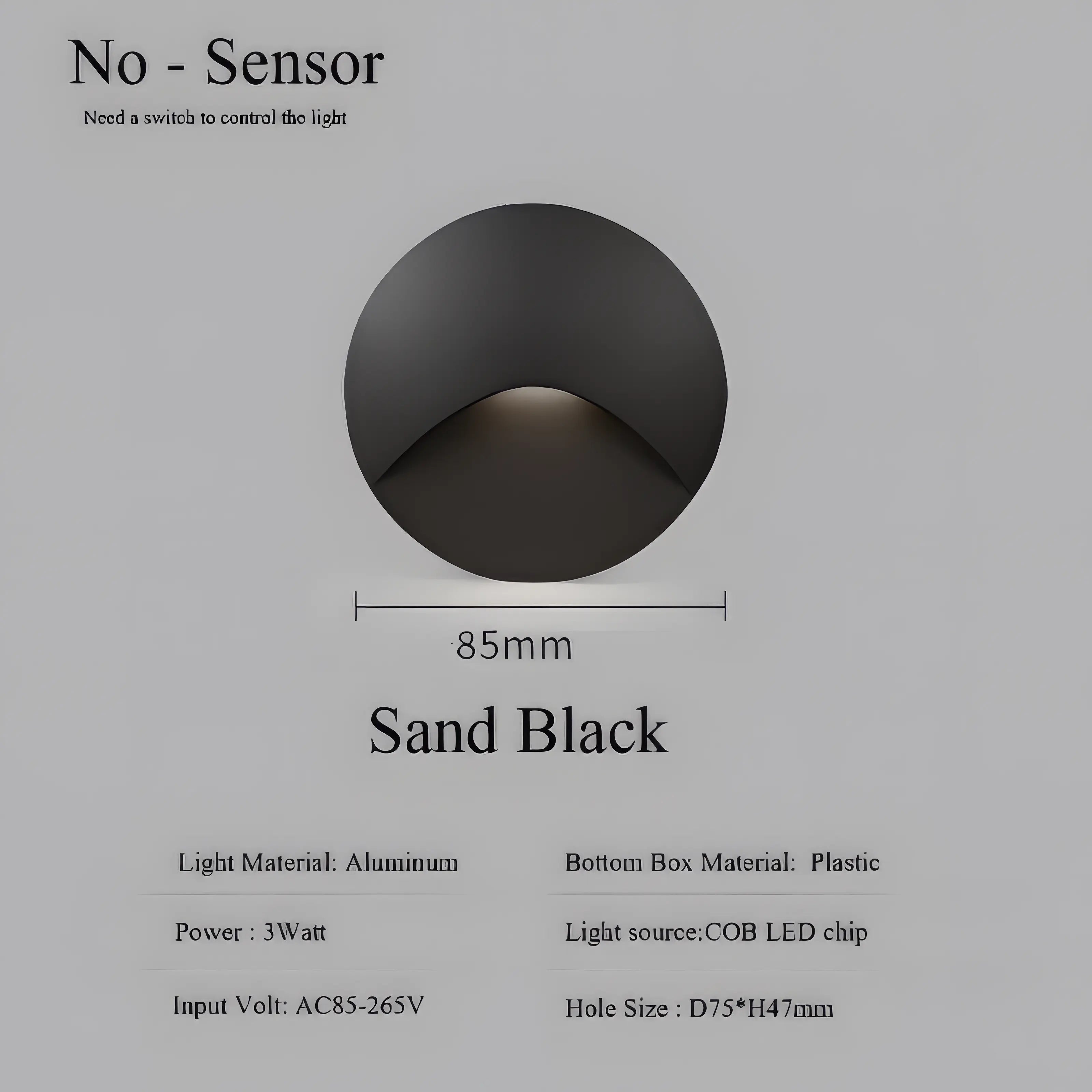 Zavala - Modern Waterproof Indoor/Outdoor Recessed Stair Wall Light