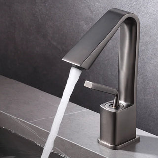 Ken - Modern Angular Spout Single Handle Bathroom Tap