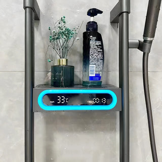 Nava - Round Head Thermostatic Shower Set Mini Handheld Included