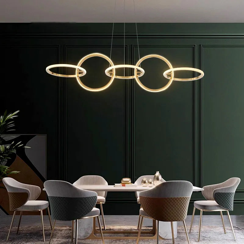 Ring Round Line Chandelier