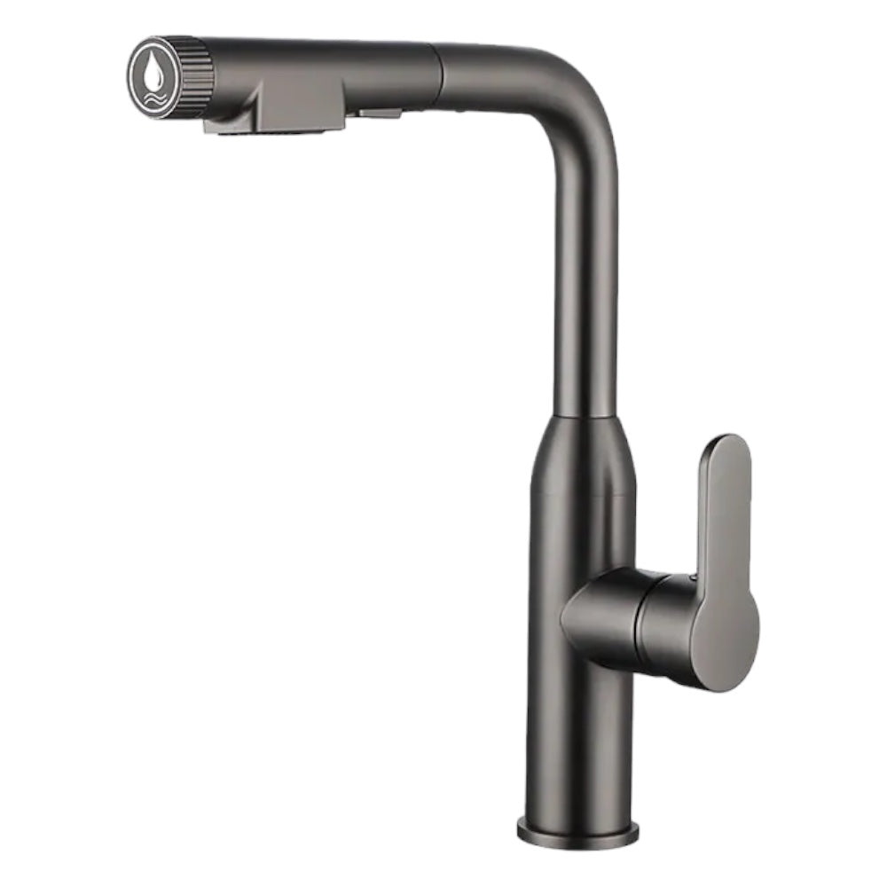 Ingram - Modern Single Handle Swivel Pull Out Mixer Kitchen Tap
