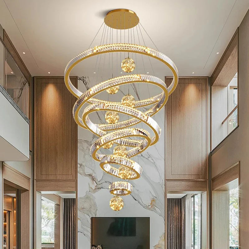 Augusta - Crystal Pendant Hanging Chandelier