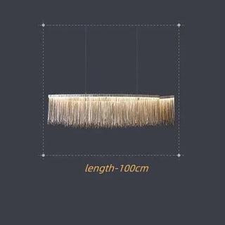 Kramer - Modern Long Tassel Hanging Ceiling Chandelier