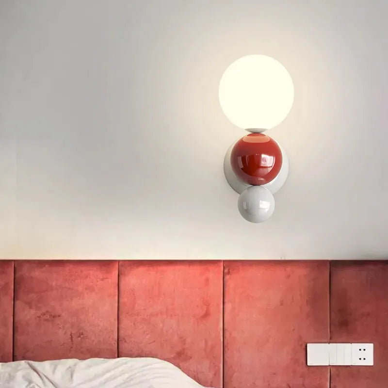 Leia - Nordic LED Tiered Ball Wall Light