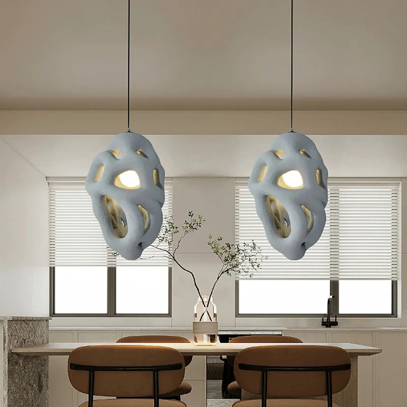Bradsi - Wabi-Sabi Multi-Hole Shade Pendant Ceiling Light