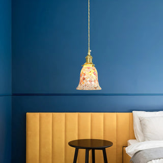 Lucy - Mediterranean Coloured Glass Pendant Ceiling Light