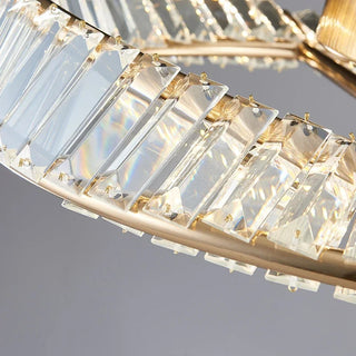 Walsh - Modern LED Round Curved Gold Ceiling Chandelier