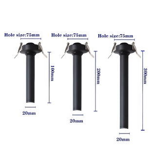 Erato - LED Long Tube Recessed Rotatable Spot Light Downlight