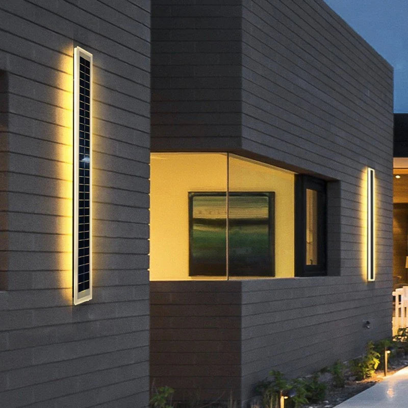 Barkley - Modern LED Solar Outdoor Wall Light