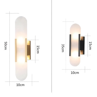 Zabel - Modern Stone Wall Lamp