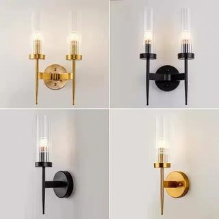 Almastos - Modern Fluted Glass Wall Lamp