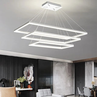 Tiered Hanging Rectangle Chandelier
