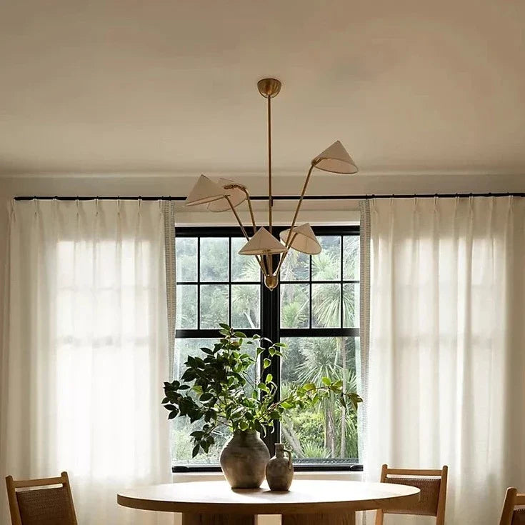 Della - Wabi-Sabi Japanse Cloth Hanging Ceiling Light